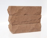 Кирпич печной угловой Горный камень Темный шоколад КС-керамик 25*12*6,5