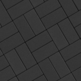 Брусчатка (черная) плитка тротуарная ВАН 6 см