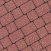 Классико (красный) Стандарт плитка тротуарная Выбор 6 см
