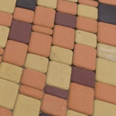 Классика (оранжевая) плитка тротуарная ВАН 6 см