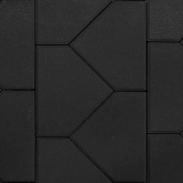 Шапка епископа (черная) плитка тротуарная ВАН 6 см