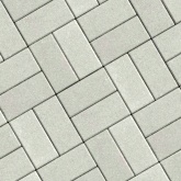 Брусчатка (белая) плитка тротуарная ВАН 6 см