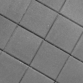 Лувр (серый) 20х20 Моноколор плитка тротуарная Braer 6 см