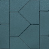 Шапка епископа (синяя) плитка тротуарная ВАН 6 см