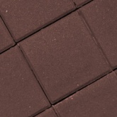 Квадрат 40х40 (коричневая) плитка тротуарная ВАН 6 см