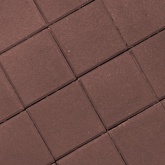 Квадрат 20х20 (коричневая) плитка тротуарная ВАН 6 см