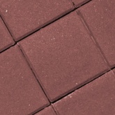 Квадрат 40х40 (красная) плитка тротуарная ВАН 6 см