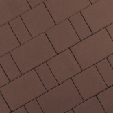 Городской микс (коричневая) Моноколор плитка тротуарная ВАН 6 см